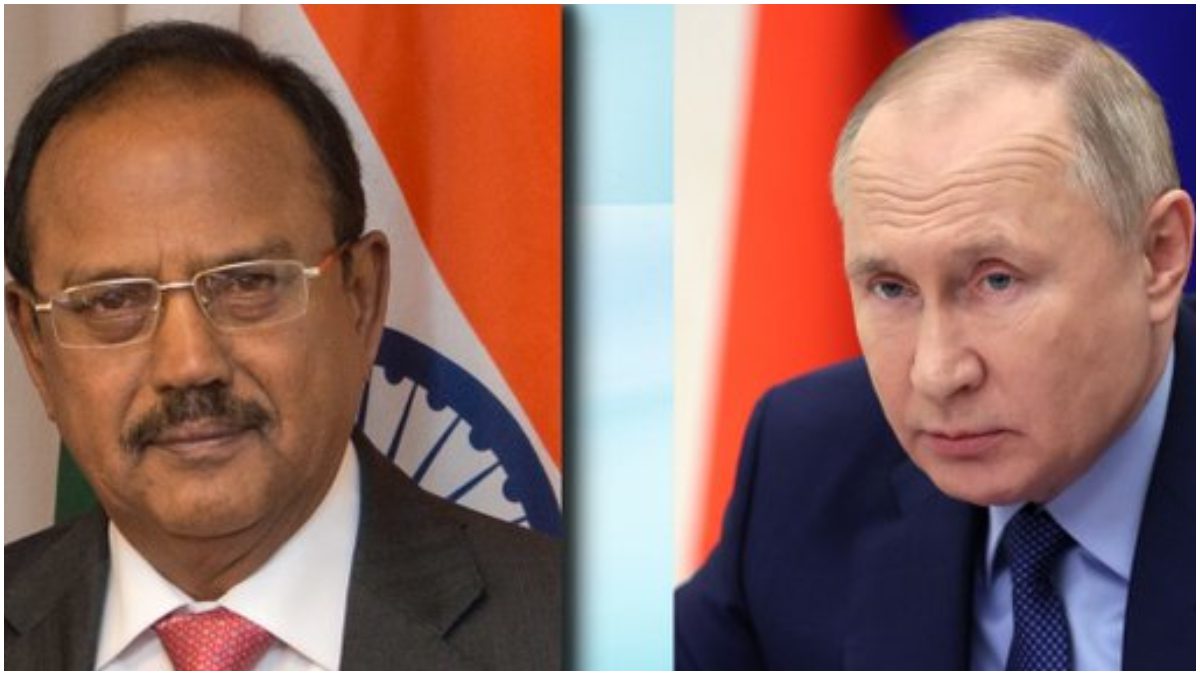 Ajit Doval's Meeting With Putin | NSA अजीत डोभाल ने की रूस के राष्ट्रपति पुतिन से मुलाकात, जानें भारत क्या बना रहा रणनीति? | Navabharat (नवभारत)