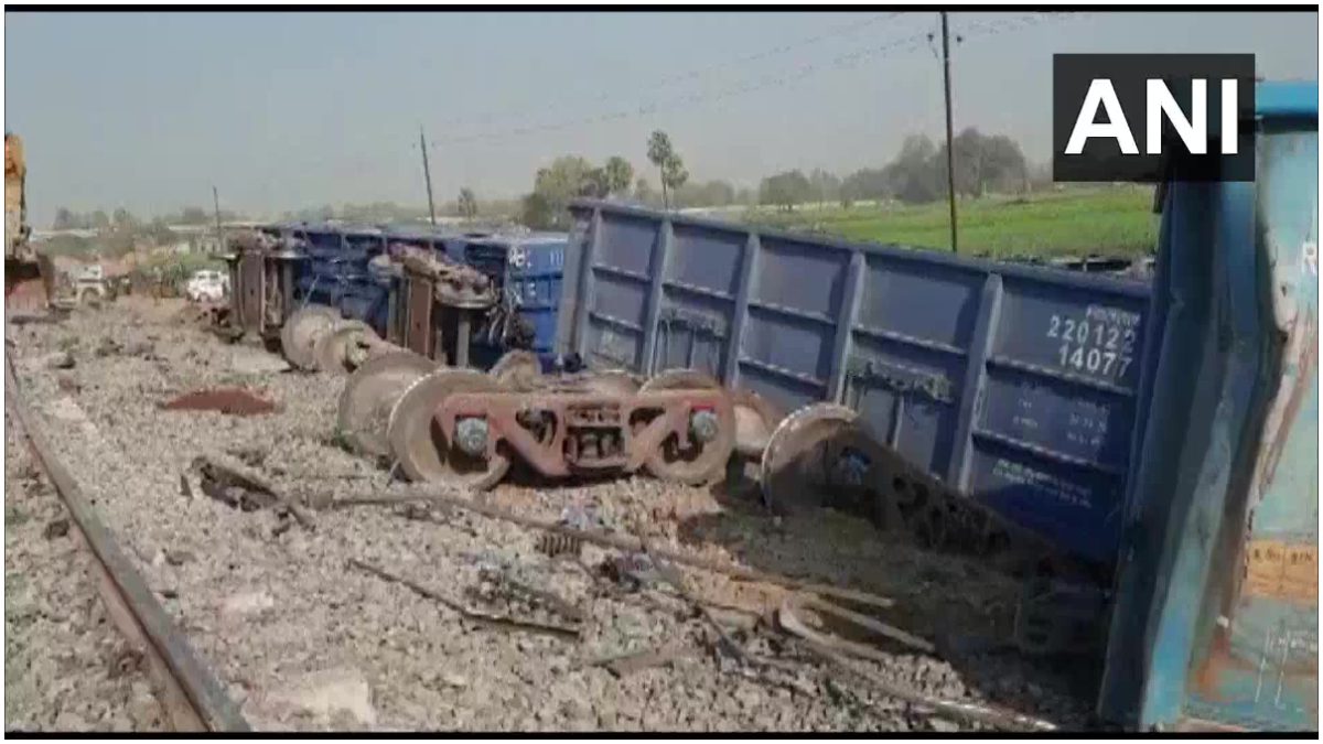 Goods Train Derailed