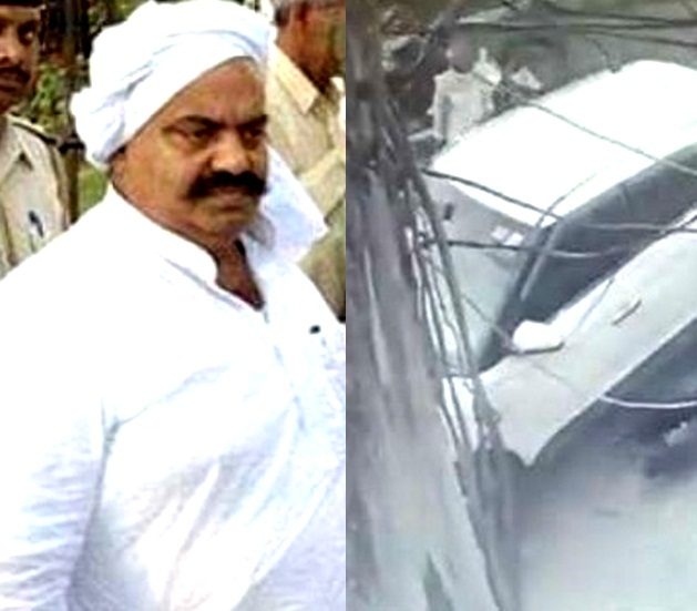 Police seize abandoned car used in Umesh Pal murder.