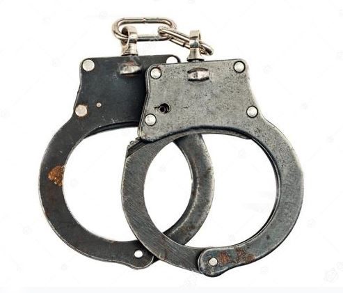 Crime Handcuff. (Credit : Raj Kumar Nandvanshi)