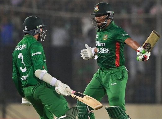 Bangladesh clinch historic series victory over reigning T20 World Cup champions England.(photo:ICC/Twitter)
