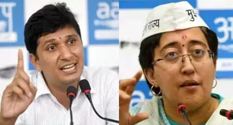 Atishi, Saurabh Bharadwaj
