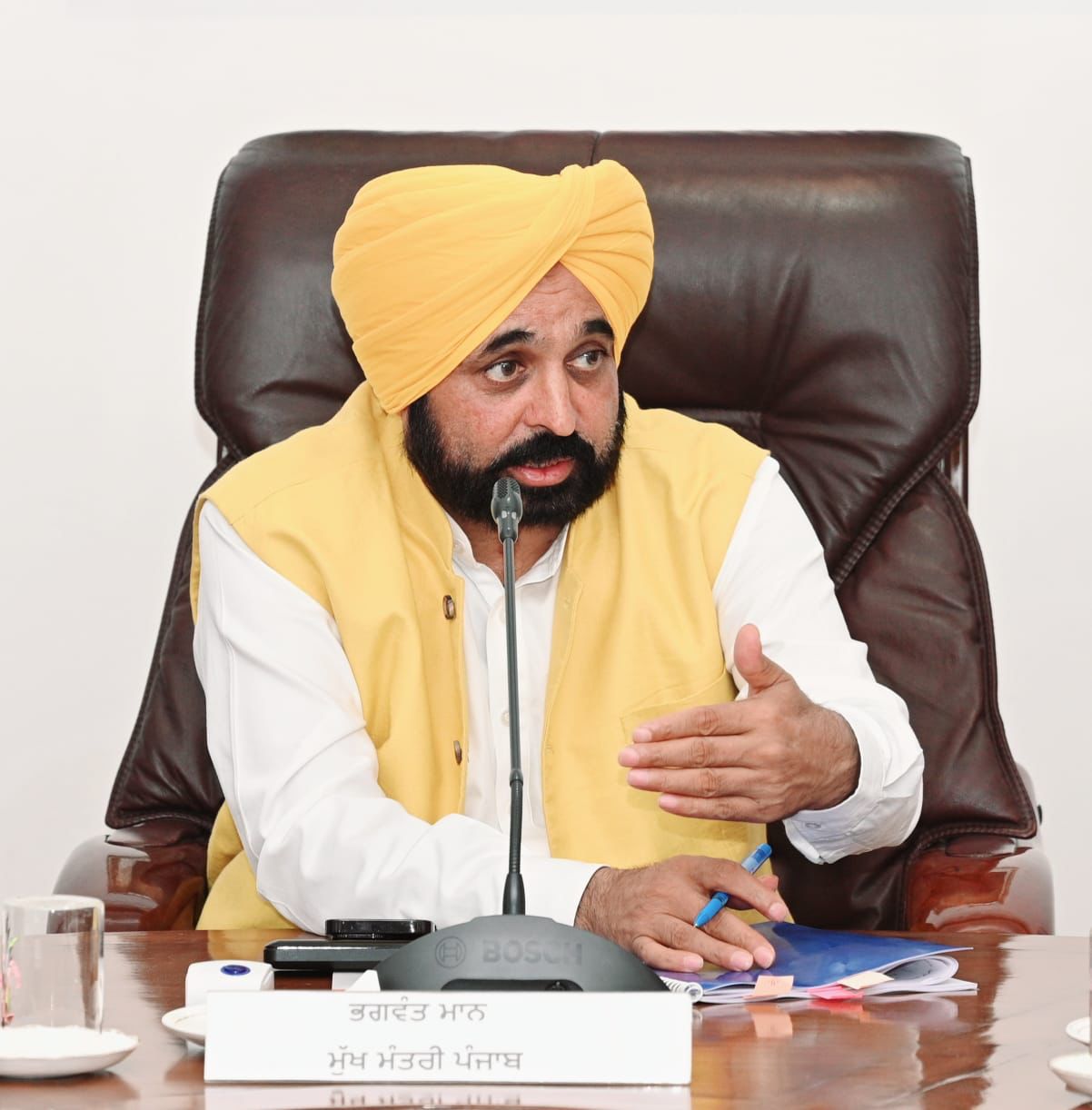 मुख्यमंत्री द्वारा किसानों को कृषि में बेमिसाल तबदीली का न्योता 1 Bhagwant Mann