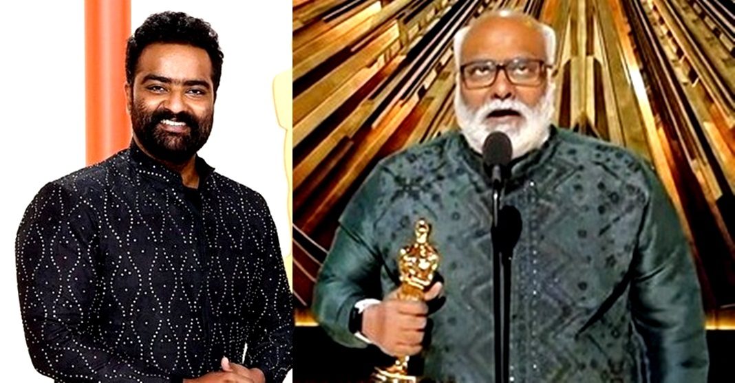 Oscars 2023: 'Naatu Naatu' win has father-son duo sharing Oscar glory.(photo:Twitter)