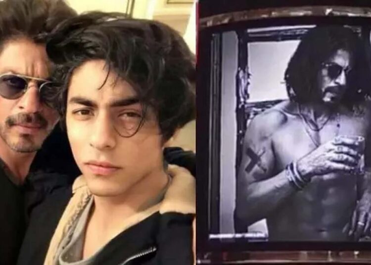 Aryan Khan के फैशन ब्रांड के लिए शर्टलेस हुए बॉलीवुड के किंग Shahrukh Khan