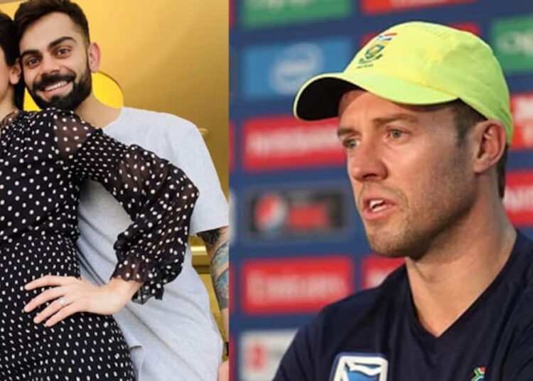 अनुष्का और विराट के दूसरी बार पेरेंट्स बनने की खबर पर एबी डीविलियर्स ने मारा यू टर्न