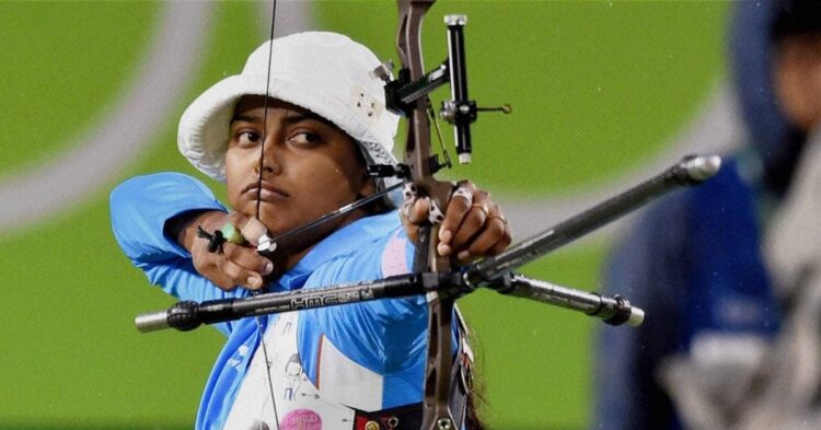 दीपिका कुमारी ने बगदाद में लहराया तिरंगा