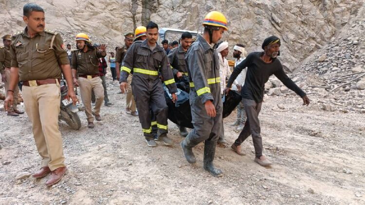 महोबा में बड़ा हादसा, अवैध खनन ब्लास्टिंग में 3 मजदूरों की मौत, कई दबे