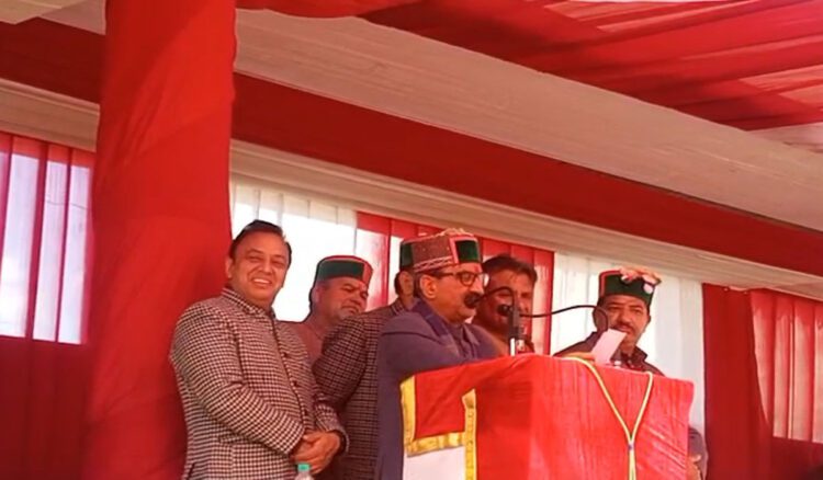 नोट के दम से मुख्यमंत्री की कुर्सी को हत्याना चाहते हैं जयराम ठाकुर : CM Sukhu