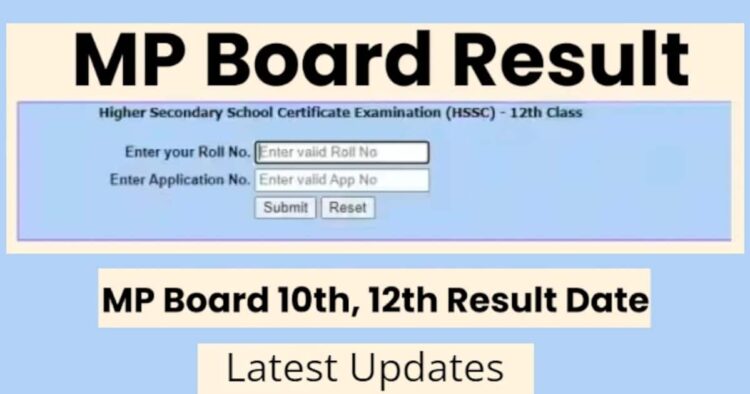 MP Board Result 2024 Date