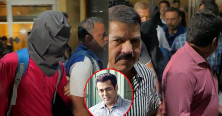 सलमान खान के घर पर गोलियां दागने वाले शार्प शूटर को मुंबई लाई पुलिस, 1 सलमान खान के घर पर गोलियां दागने वाले शार्प शूटर को मुंबई लाई पुलिस,