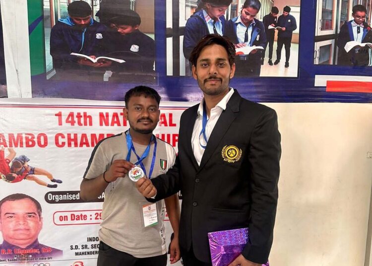 नेशनल कुश्ती चैंपियनशिप में सारण के Ranveer Kumar ने जीता सिल्वर मेडल