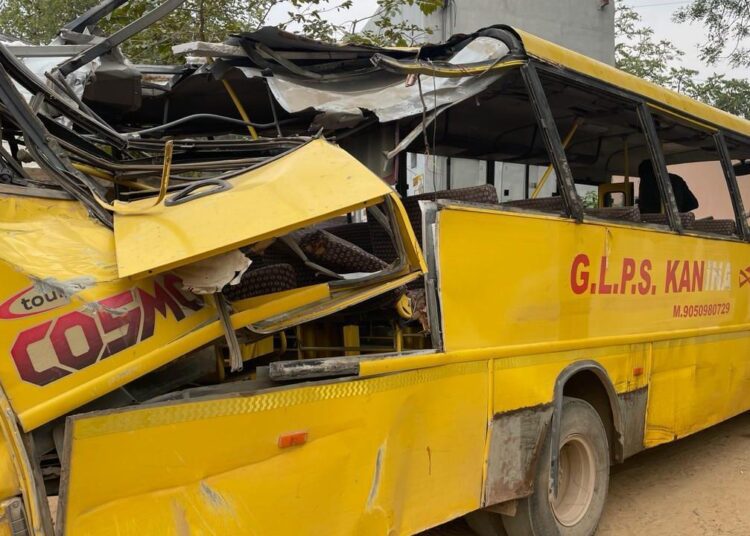 हरियाणा बस हादसे की