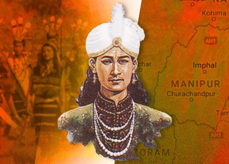 मणिपुर का वो राजा जिसने मैतेई छोड़कर राज्य में हिन्दू धर्म लागू किया,
