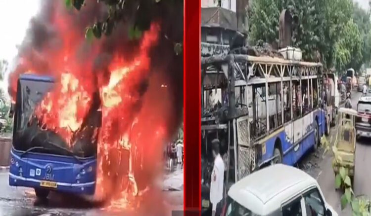 धू-धू कर जलीं सवारियों से भरी AC बस… यात्रियों में मच गई चीख-पुकार