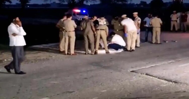 मुठभेड़ में पकड़ा गया मुख्य आरोपी, पैर में लगी गोली