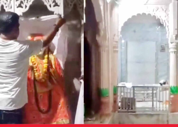 वाराणसी के मंदिरों से साईं प्रतिमा को हटवाने वाले अजय शर्मा को पुलिस ने किया गिरफ्तार