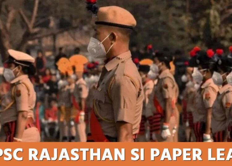 प्रिंट होने से पहले ही लीक हो गया था राजस्थान SI भर्ती का पेपर