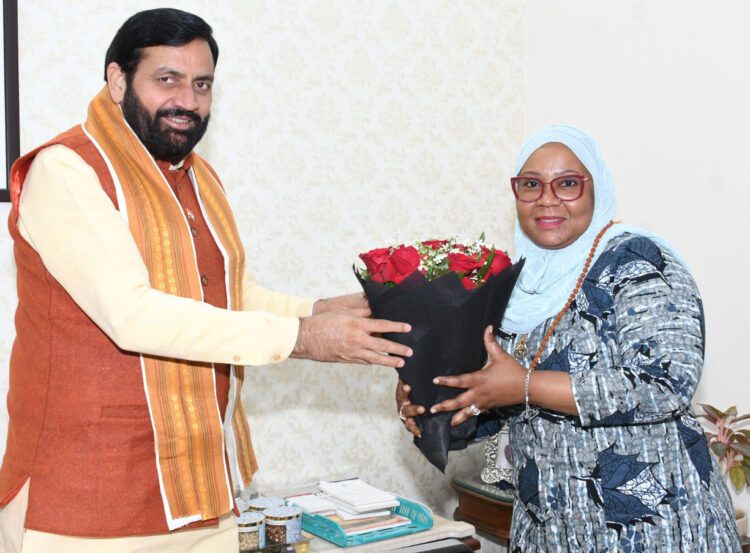 तंजानिया के प्रतिनिधिमंडल ने मुख्यमंत्री नायब सिंह सैनी से की मुलाकात 1 CM-H