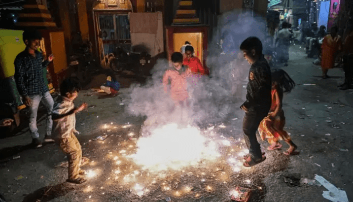 Punjab diwali pollution aqi rises