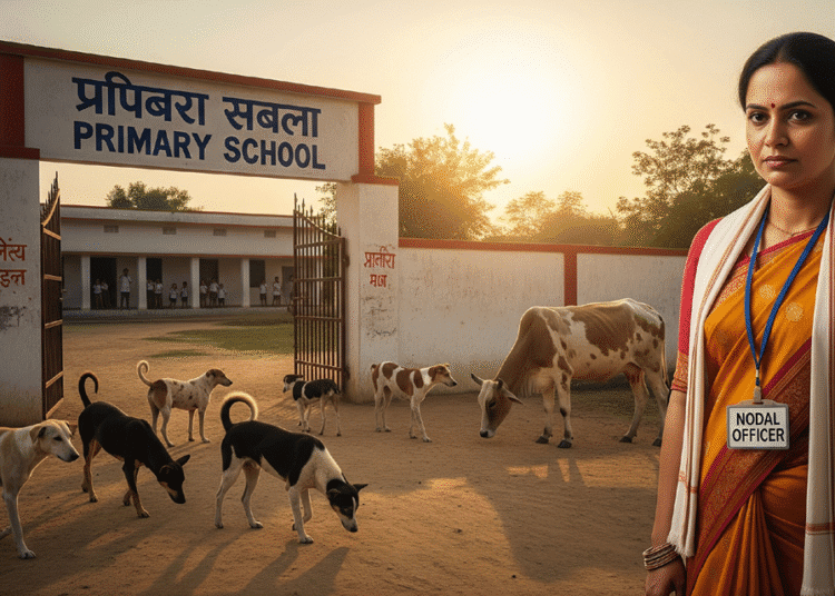Chhattisgarh Teachers Stray Dog Duty