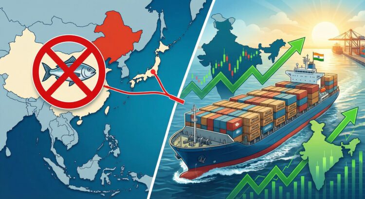 China Bans Japanese Seafood: भारत को बड़ा फायदा, सीफूड एक्सपोर्ट में आया उछाल 1 China Bans Japanese Seafood