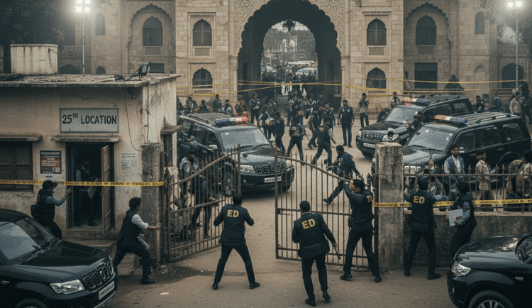 Delhi Blast Case ED Raid on Al Falah University,