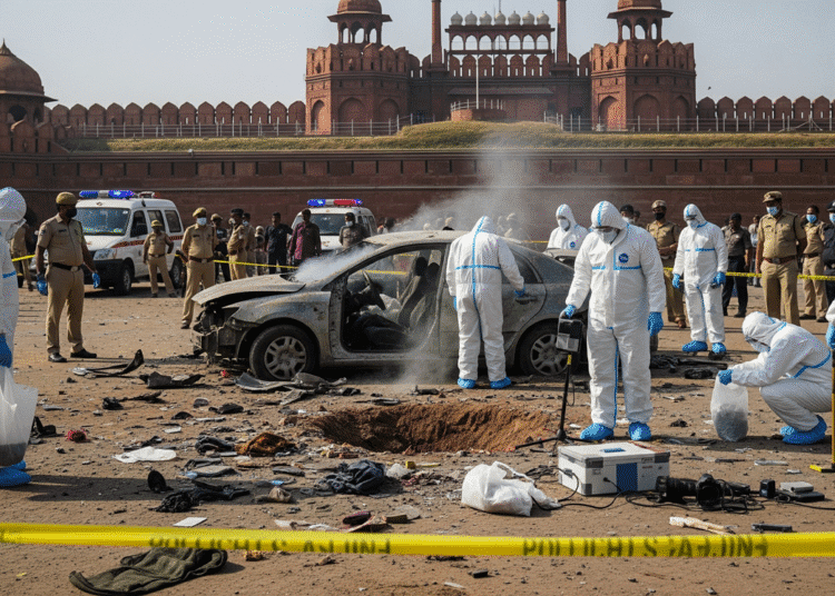 Delhi Lal Qila Blast CCTV Footage