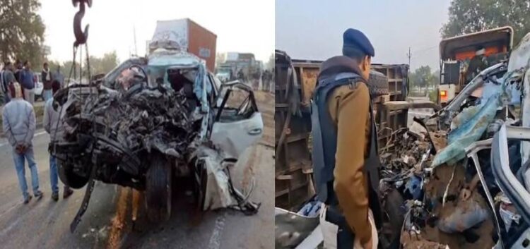 Gwalior Fortuner Accident