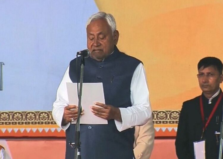 Nitish Kumar Oath