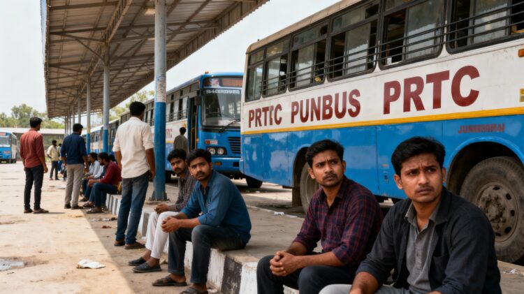 Punjab Bus Strike: PRTC, PUNBUS का अनिश्चितकालीन 'Chakka Jam', यात्री परेशान 1 bus strike
