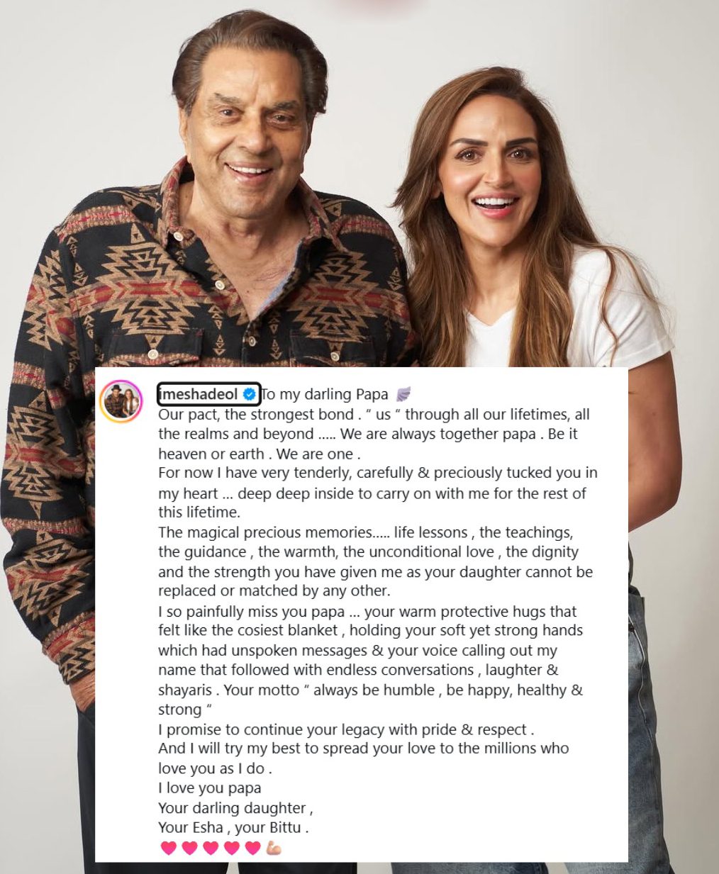 Esha Deol Instagram Post