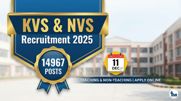 KVS NVS Recruitment 2025