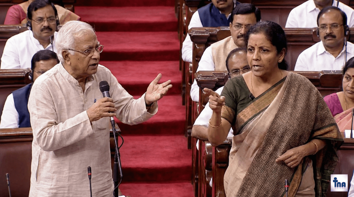 संसद तक पहुंचा Hindi Row! क्यों मचा भाषा विवाद पर महा-घमासान? जानिए Inside Story! 1 Nirmala Sitharaman Hindi Row