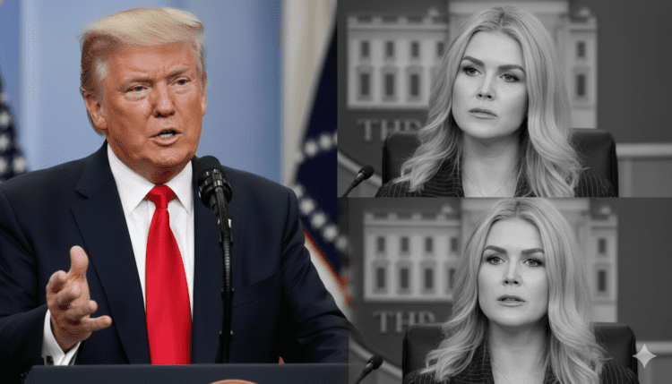 Donald Trump की 'फिसली जुबान'! Press Secretary Carolyn Levitt पर ये क्या बोल गए? 1 Press Secretary Carolyn Levitt