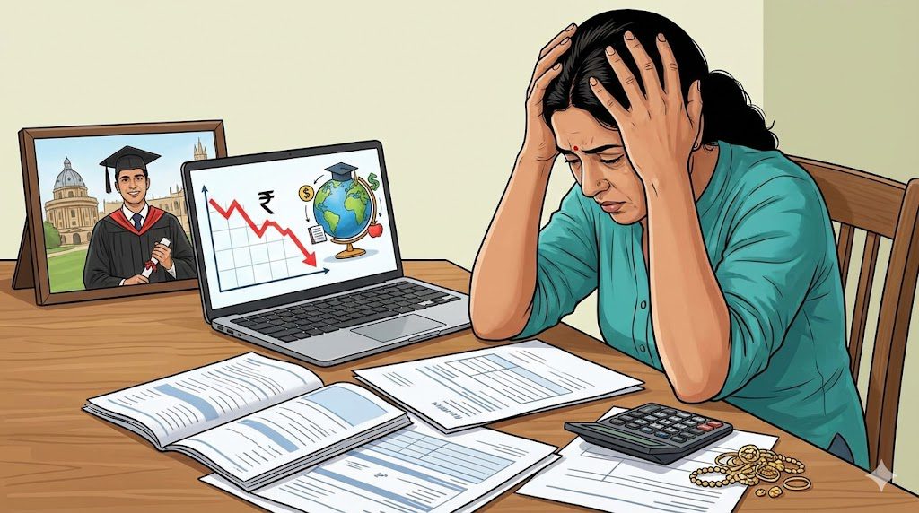 Study Abroad Crisis: डॉलर की मार से बर्बाद हुए पेरेंट्स, विदेश में पढ़ाई का खर्च सुनकर उड़ जाएंगे होश! 1 Study Abroad Crisis