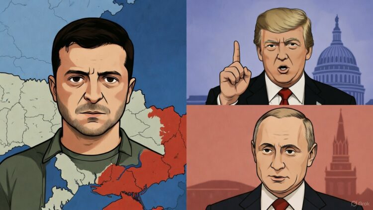 Trump Putin Zelenskyy News: पुतिन से हाथ मिलाएंगे ट्रंप? जेलेंस्की पर इस्तीफे और जेल का दबाव! 1 Trump Putin Zelenskyy News