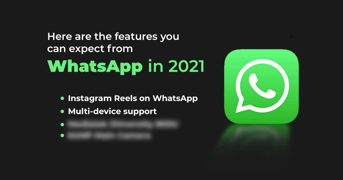 Upcoming WhatsApp features