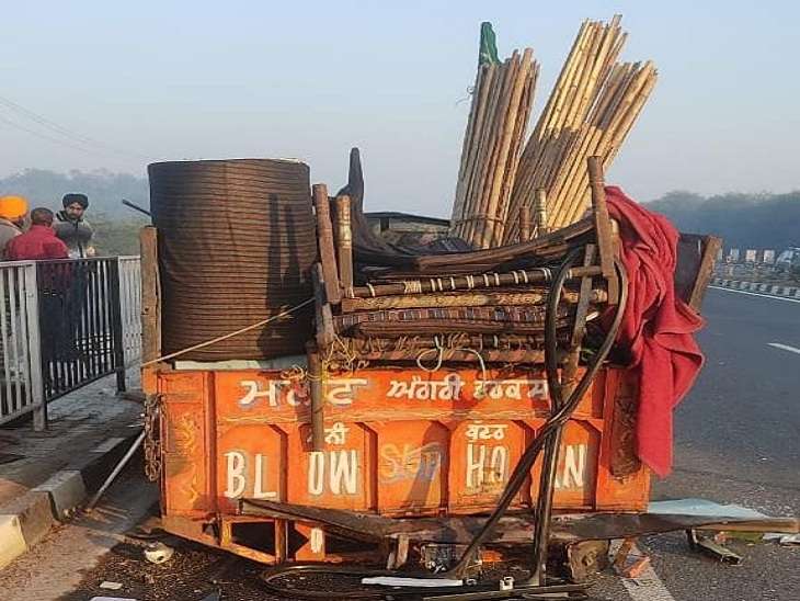 Truck Hit The Farmers' Trolley Returning From The Agitation, One Farmer From Punjab Killed, Two Injured