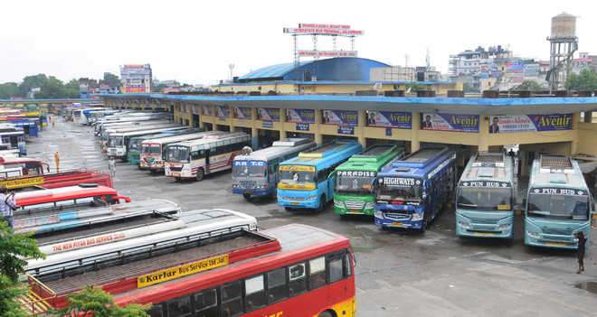 Contract Employees Of PRTC And PUN BUS On Strike For Permanent Job