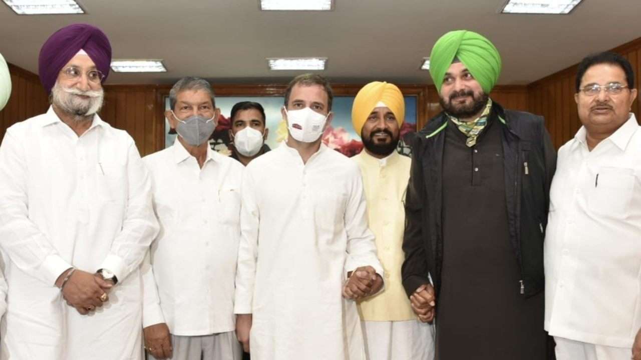 Rahul Gandhi Summons Sidhu, CM Channi, Jakhar And Harish Chaudhary To Delhi; Discord Over Formation Of District Unit
