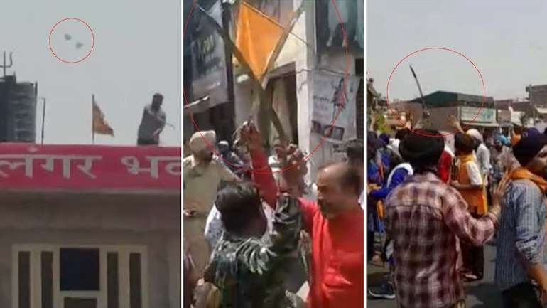 Punjab Patiala Clash Updates; SHO Injured As Sikh Hindu March Against Anti Khalistan