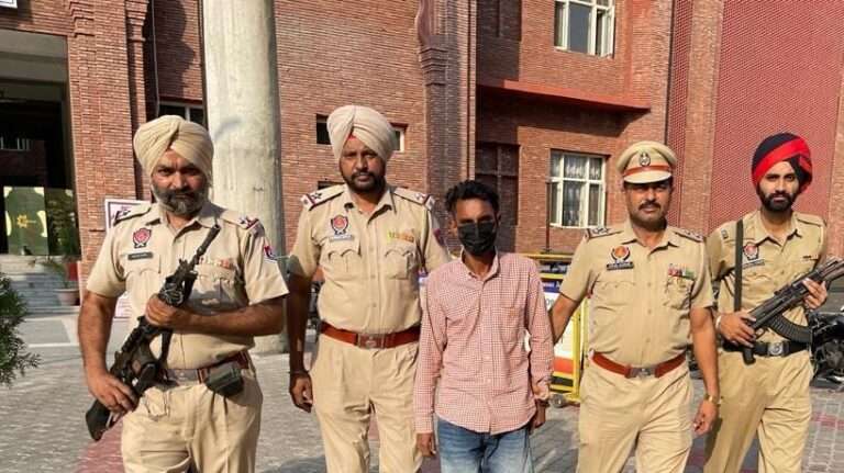 PUNJAB POLICE ARRESTS GANGSTER ASSOCIATED WITH CANADA