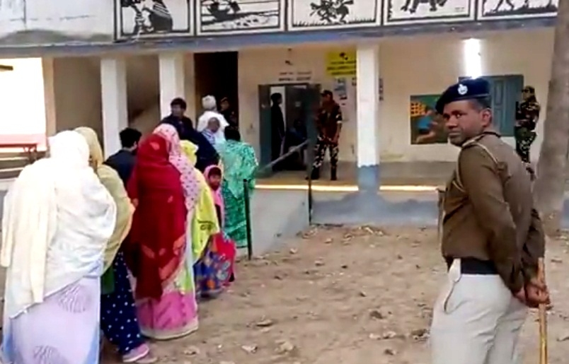 Polling for by-election in Sagardighi assembly in West Bengal begins.