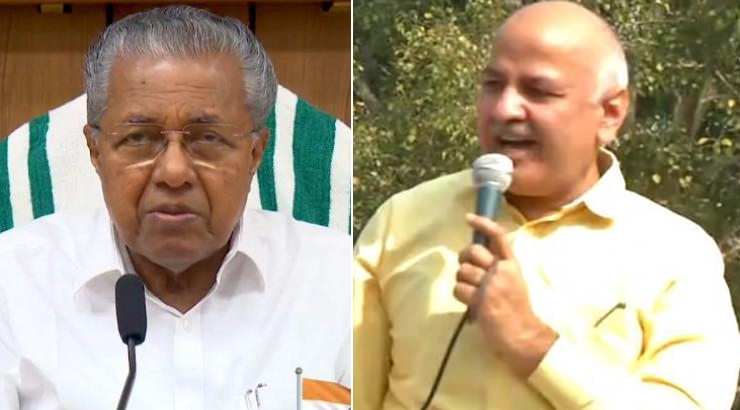 Kerala CM condemns Sisodia's arrest