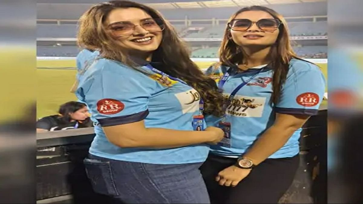 CCL 2023: क्रिकेट स्टेडियम में मस्त अंदाज में दिखीं आम्रपाली, निरहुआ ने बतायी ये खास बात (The News Air) 1 CCL 2023