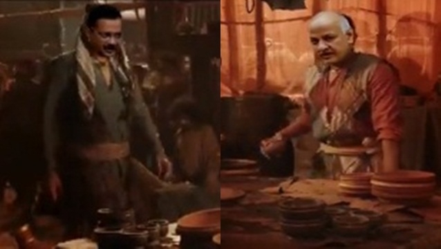 Delhi BJP uses 'Baahubali' clip to mock Kejriwal, Sisodia