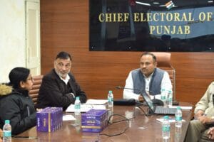 hief Electoral Officer, Punjab Sibin C. today