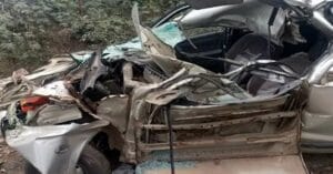 बिजनौर में कार और टैक्टर ट्रॉली की टक्कर में 3 लोगों की मौत