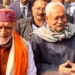 बिहार में राजनीतिक हलचल के बीच बक्सर पहुंचे नीतीश, अश्विनी चौबे के साथ की पूजा